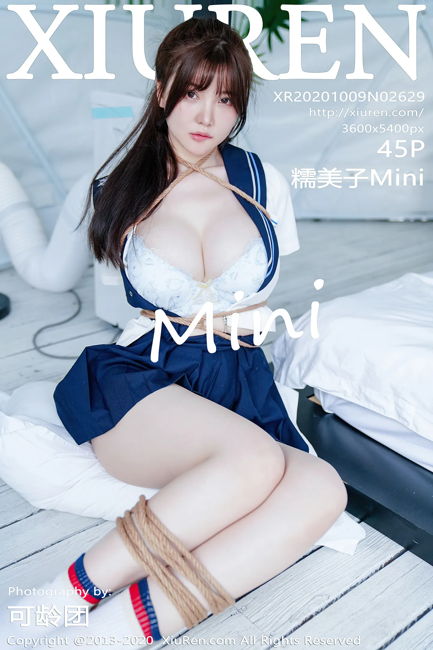 [XiuRen秀人网]No.2629_女神糯美子Mini三亚旅拍经典学生制服主题私房捆绑撩人诱惑写真45P-秀人网 - XiuRen.Pro